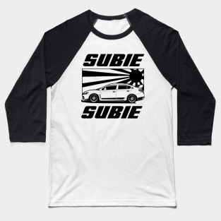 subie japan black print Baseball T-Shirt